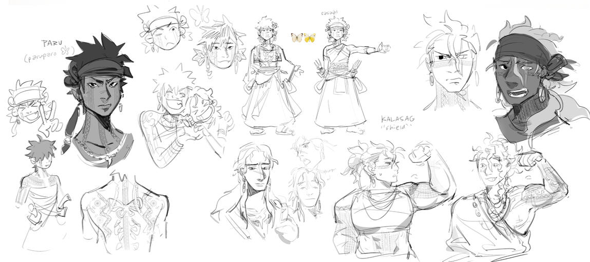 paru, kalasag, dayon